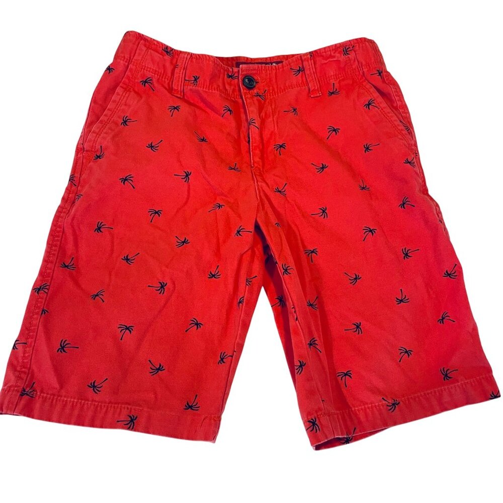Arizona Jean Co. Boys Palm Tree Embroidered Shorts Size 12